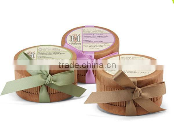 Round gift cardboard packaging cylinder paper box