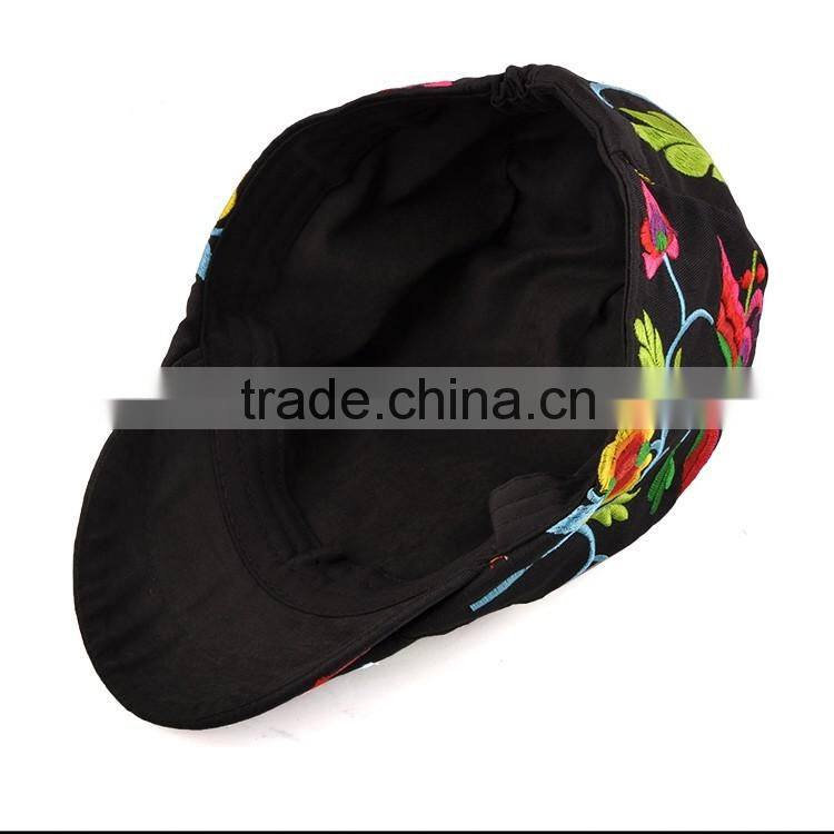 Luckybags manufacturer flower snapback hats custom embroidery snapback hats wholesale hip hop snapback