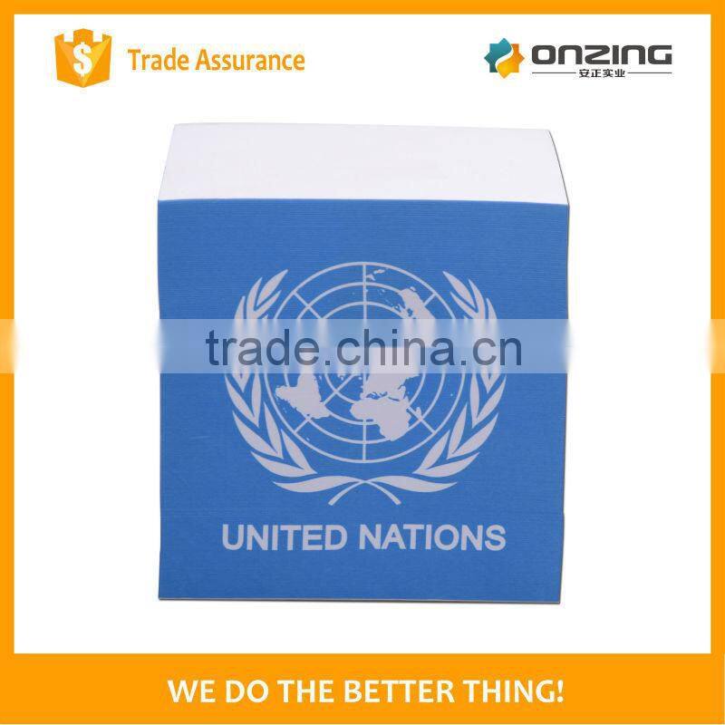 High quality OEM paper block note cube memo pad with custom print