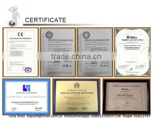 the High-end telescopic roll up banner stand display