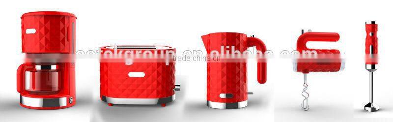 Diamond Design Bread Toaster with Browning Control