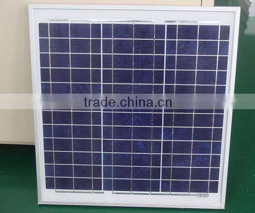 PV system 50W poly solar panel with first grade qualtiy