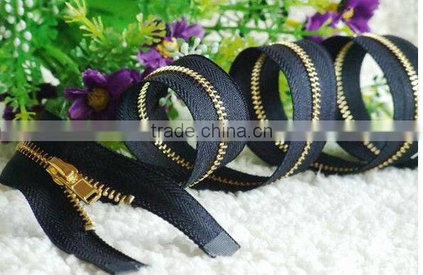 2013 high quanlity jackets metal zipper long chain