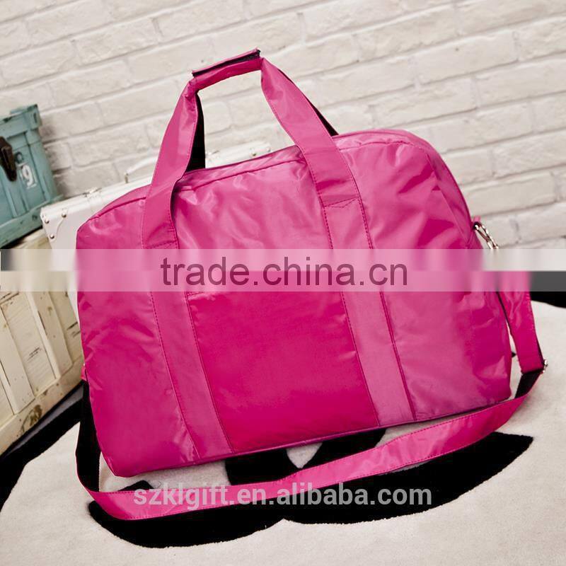 Plastic fancy travel bag made in China