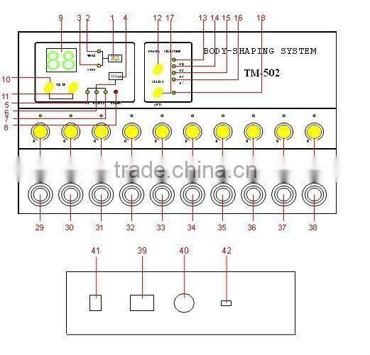 Professional ems body machine B-333/TM-502