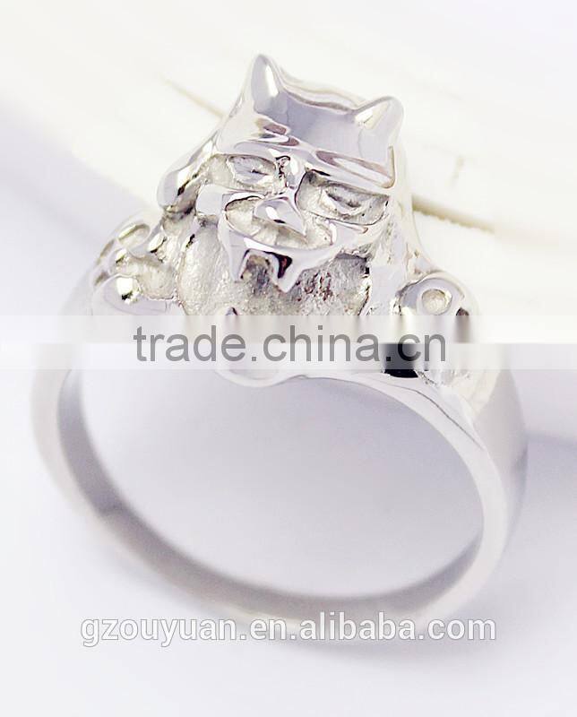 Stainless steel skull Ring,spikes stainless steel ring