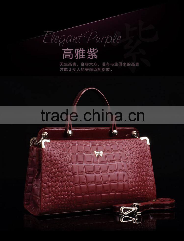 crocodile leather bag wholesale handbag china brand handbag