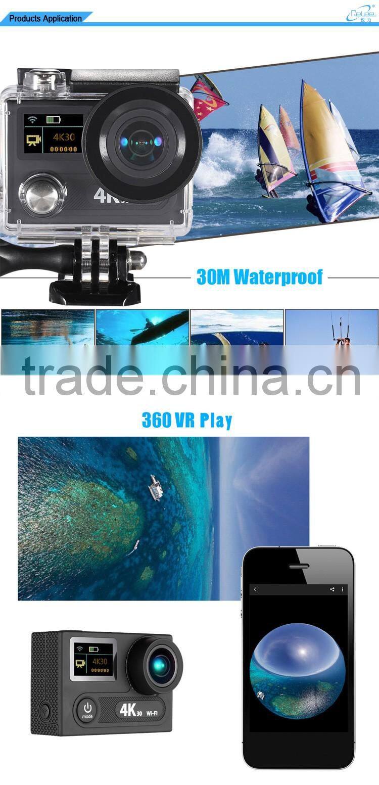 2016NEW Action Video Camera Camcorder Dual screen actioncam with VR Function