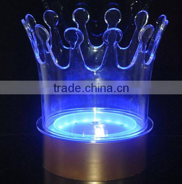 led belvedere vodka bottle acrylic ice bucket cooler