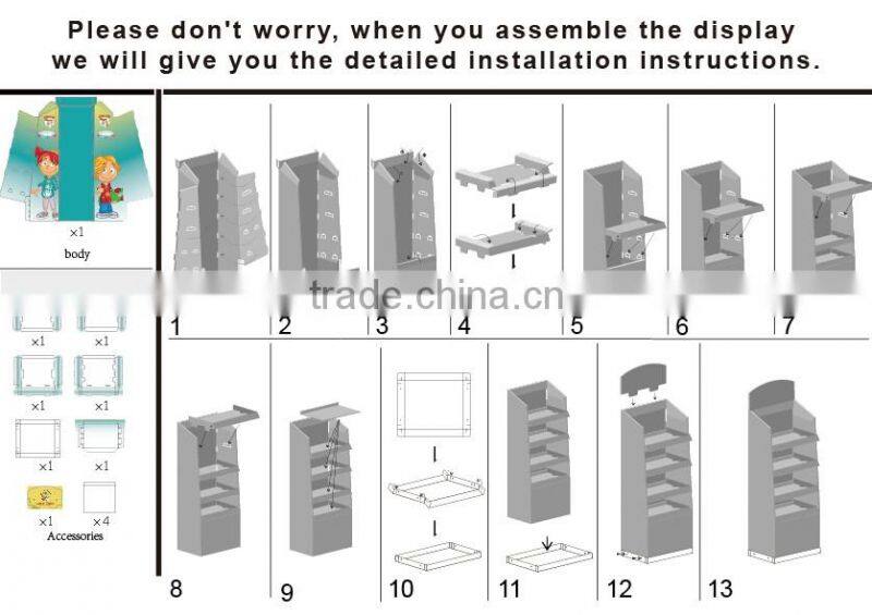 Customized Designed cheap pen display case / pen display stand