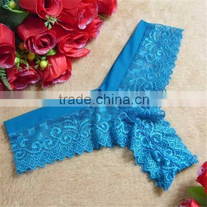 Cheap Hot Selling Elegant rench Lace Panty Made in China Women Sexy Young Girl Undergarment