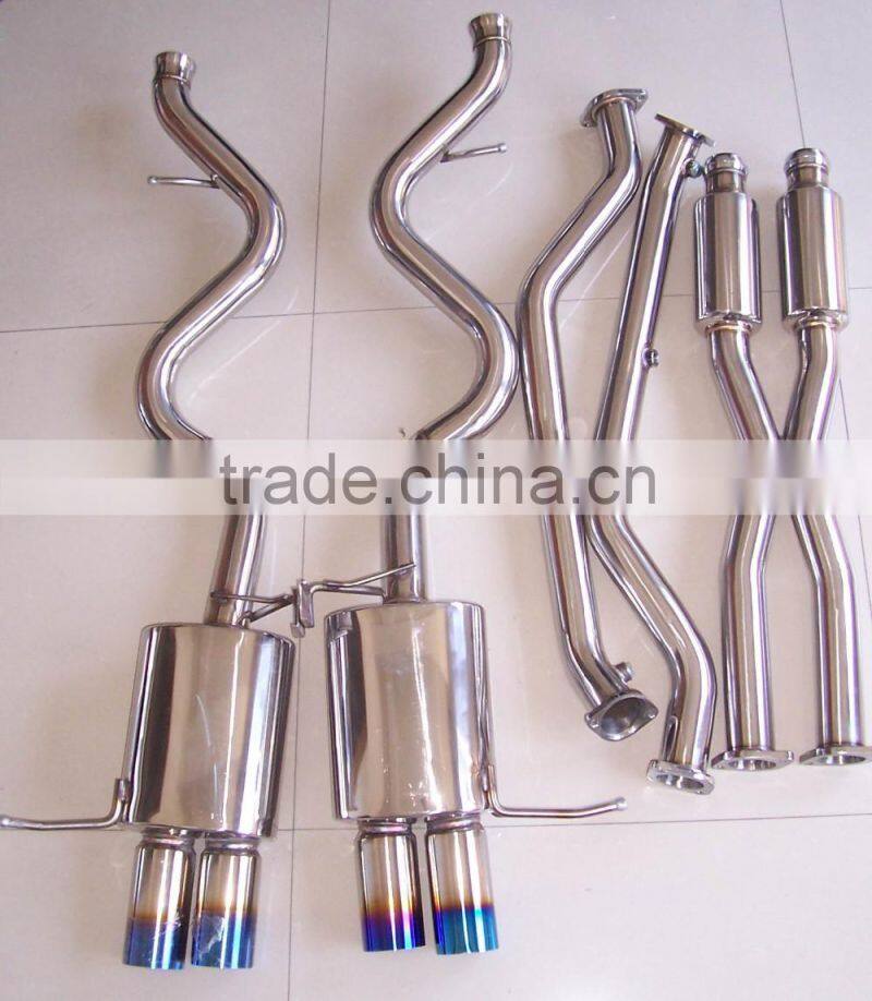 3-SERIES E92 335I COUPE M3 EXHAUST CATBACK with Titanium coating tips