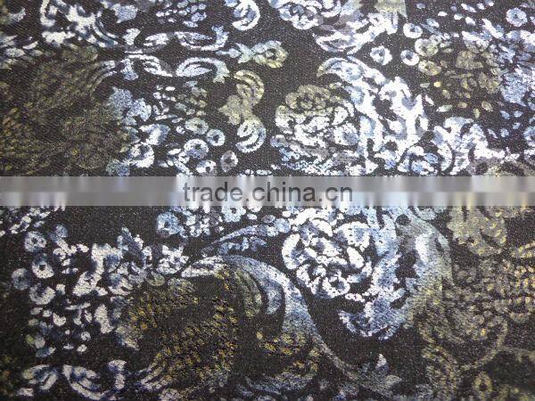 2016 mill price of digital printed denim fabric