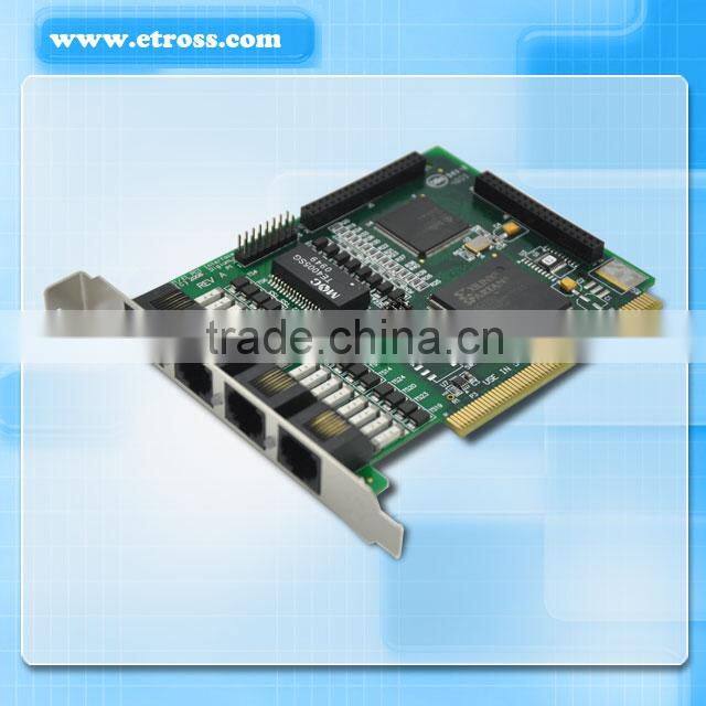 TE405P Digital Asterisk card, For TRIXBOX IP-PBX ZAPTEL, 4 E1/T1/J1