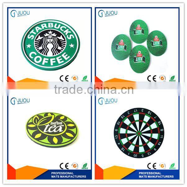 anti slip Non-toxic silicone rubber drink coasters china supplier