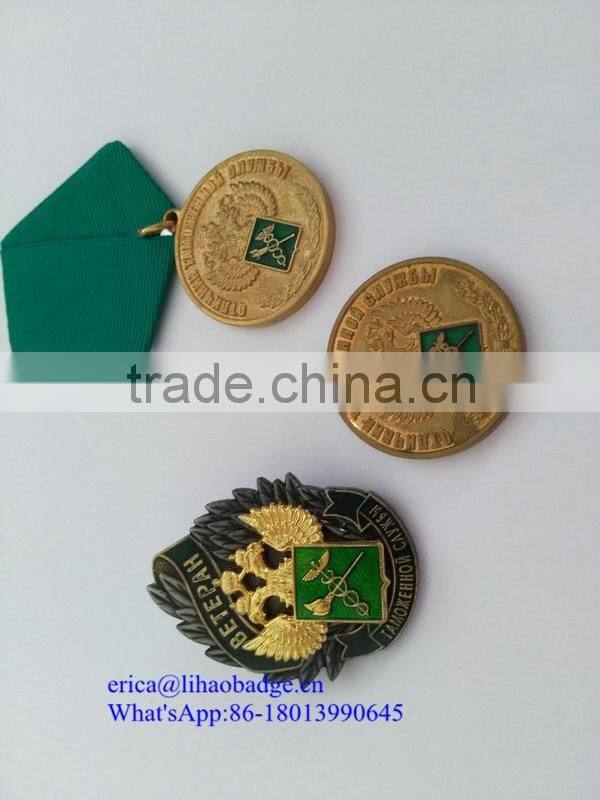 Antique Imitation Style and Medal Product Type Finisher Medal Russia