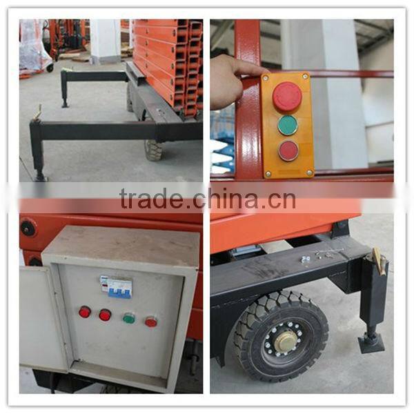 9.0m Scissor Type Elevating Platform with Pulling device(2)