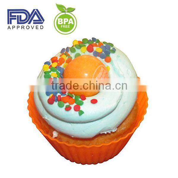 custom shape silicone cup cake case