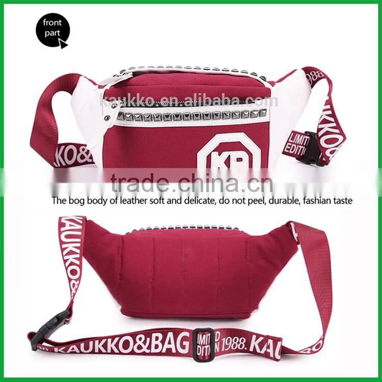Canvas Women messenger bag Waist Belt Running Bag