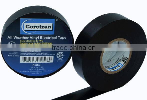 Professional Supplier All Weather vinyl electrical Insulation tape