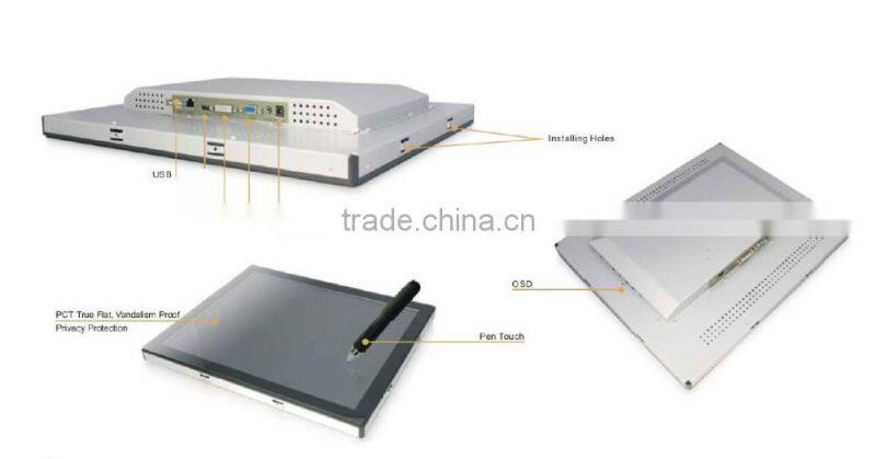 OF LCD Touch-Control Display with USB Video Input