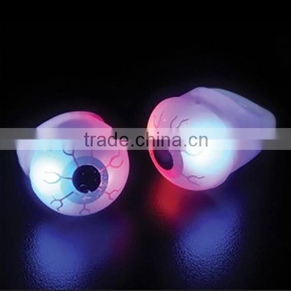 Custom personalized plastic Flashing LED Eyeball Rings