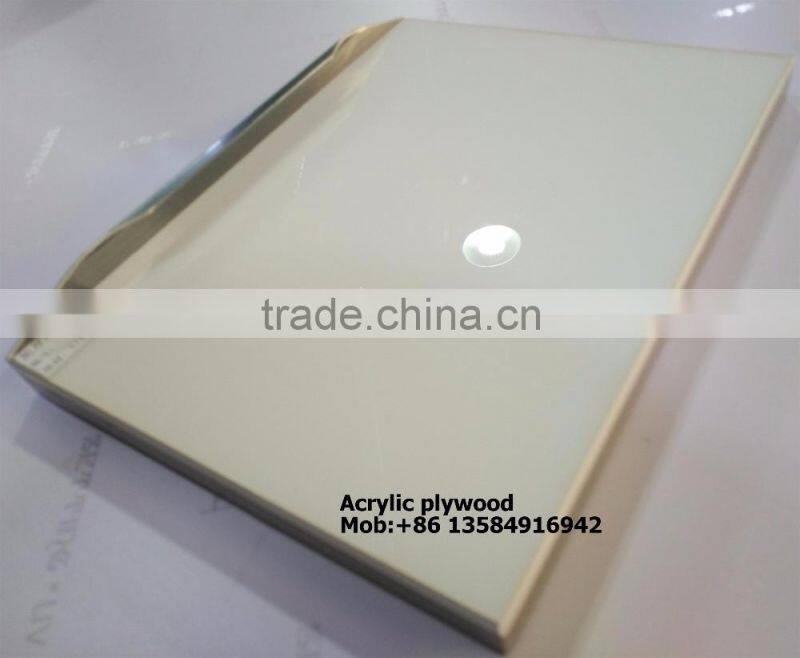 SETTING UV brand Hot selling white acrylic mdf panels ST-4848 in high glossy