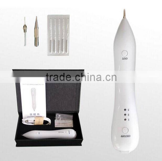 Newest skin care tool Rechargebale Mini moles,freckle, tattoo removal pen beauty instrument micro plasma removing moles freckle