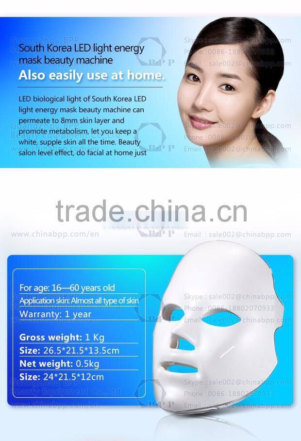 Factory wholesale led facial mask with 3 pdt photon colors 170pcs led lights face mask in stock CE approved