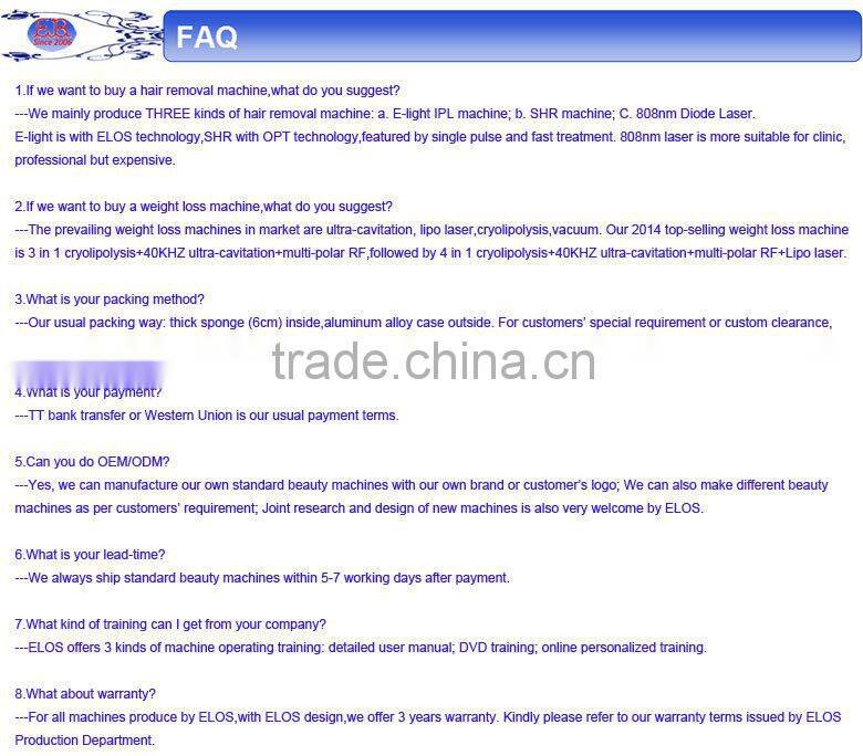 stationary skin care wrinkle removal rf machine/bi-polar rf machine