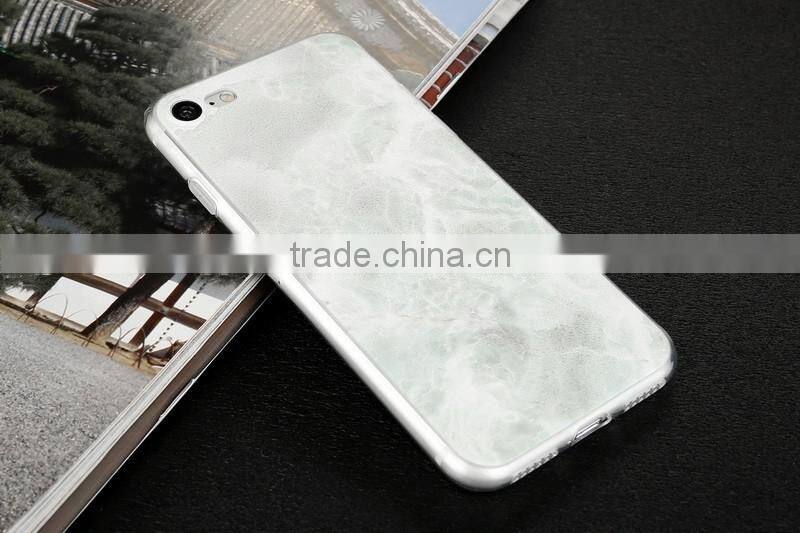 GVC Marble case for iphone 7 PLUS SOFT SILICONE GEL RUBBER case,CREATIVE TPU case for iphone 7 COVER Case STONE STYLE