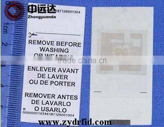 Cheap fabric RFID UHF Laundry Tag for Textile