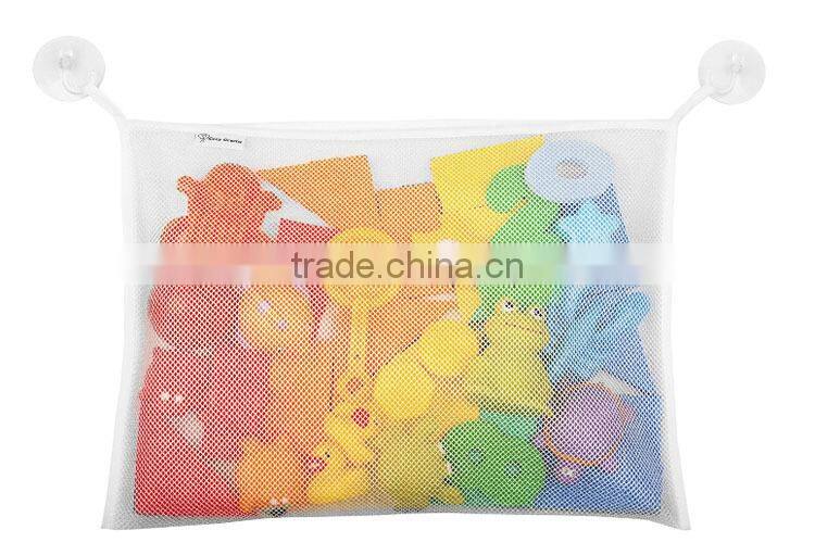 Bath Toy Organizer for Baby Boys and Girls with 2 Strong Suction Cups