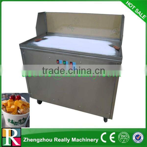 instant ice cream rolls in Thailand Rolled fry ice cream machine for sale