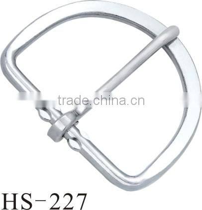 Horse metal strap pin buckle