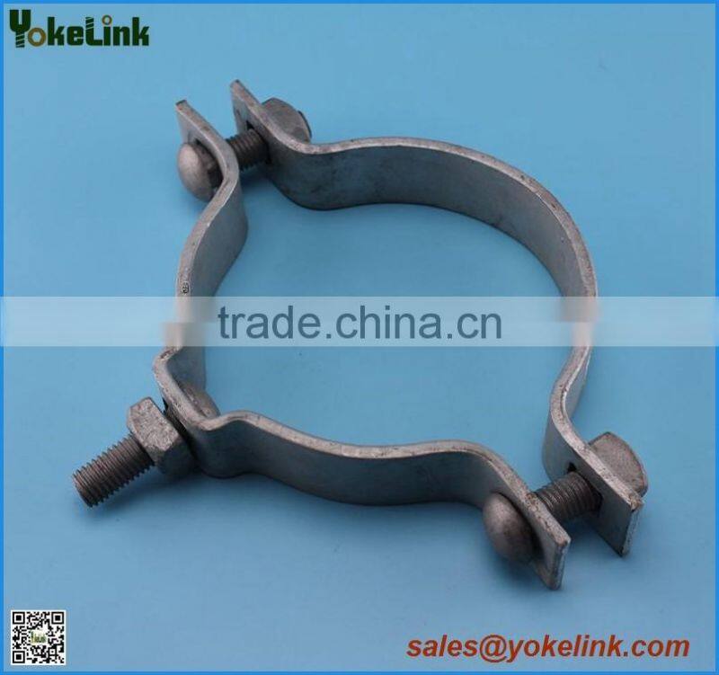 HDG Carbon steel mounting clamp adapter for poleline hardware