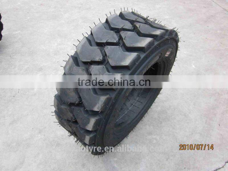 China factory bobcat tyre backhoe skid steer loader tyre L5 10-16.5 12-16.5 14-17.5 11L-16 for sale