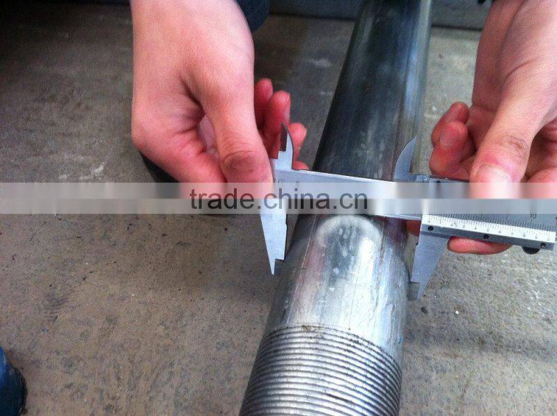 NPT/BSP Threaded Steel Pipe/galvanized threaded pipe