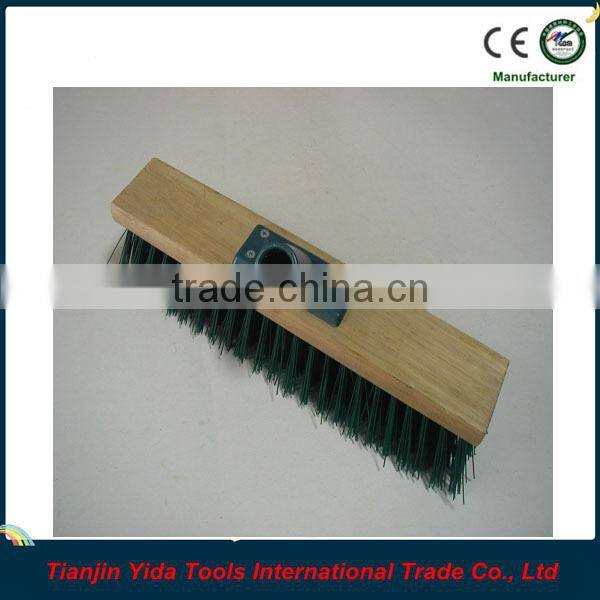 wooden block heavy duty broom