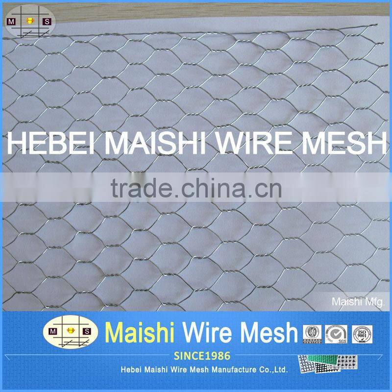 Hebei Maishi Galvanized hexagonal wire netting for fencing