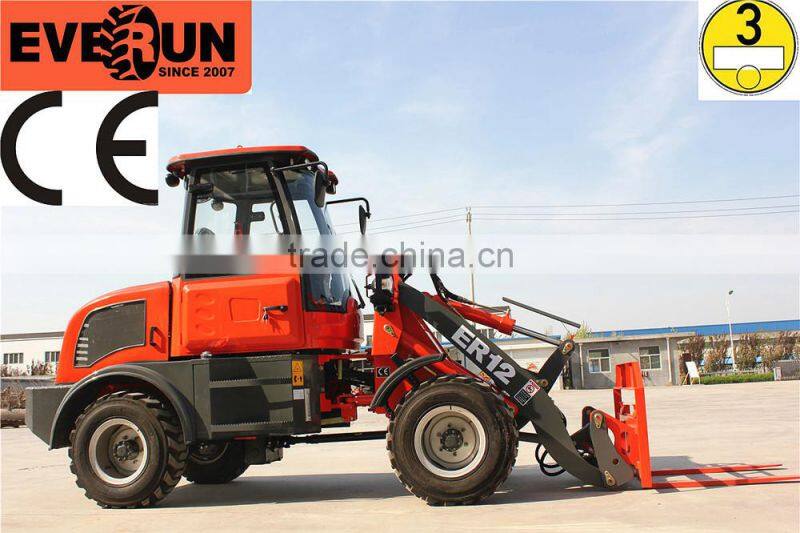 Everun 2017 New CE Approved ER12 Mini wheel Loader for sale