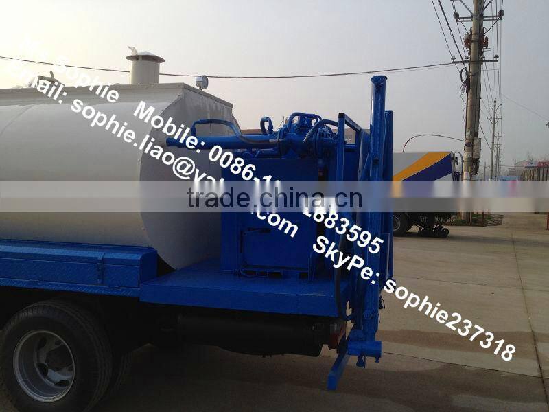 dongfeng mini automatic heated bitumen sprayer truck ,asphalt distributor truck