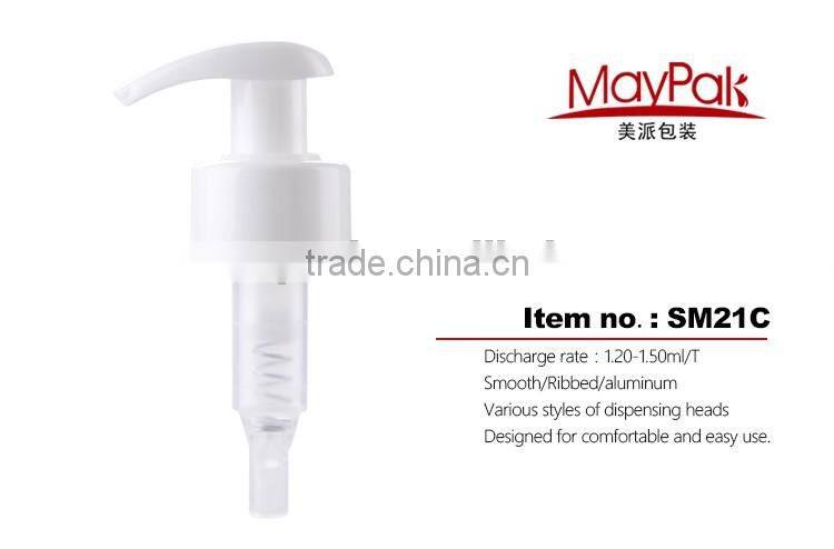 Twist locked plastic shampoo dispenser 24mm 28mm