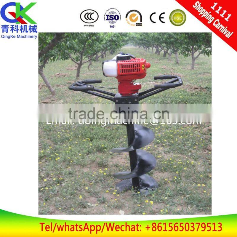 four-stroke earth boring machine