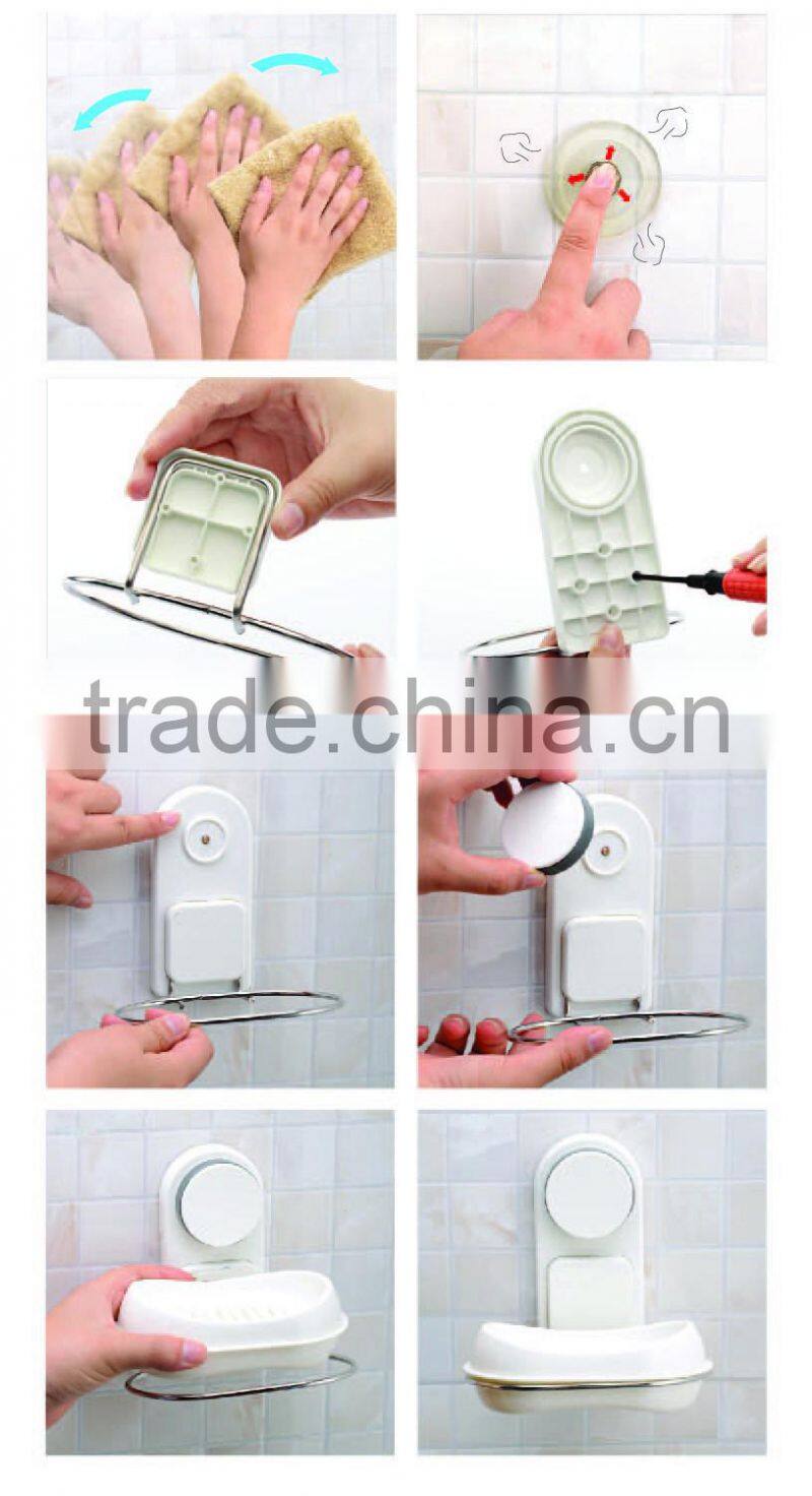 Novelties wholesale china wall sucked soap rack/soap dish