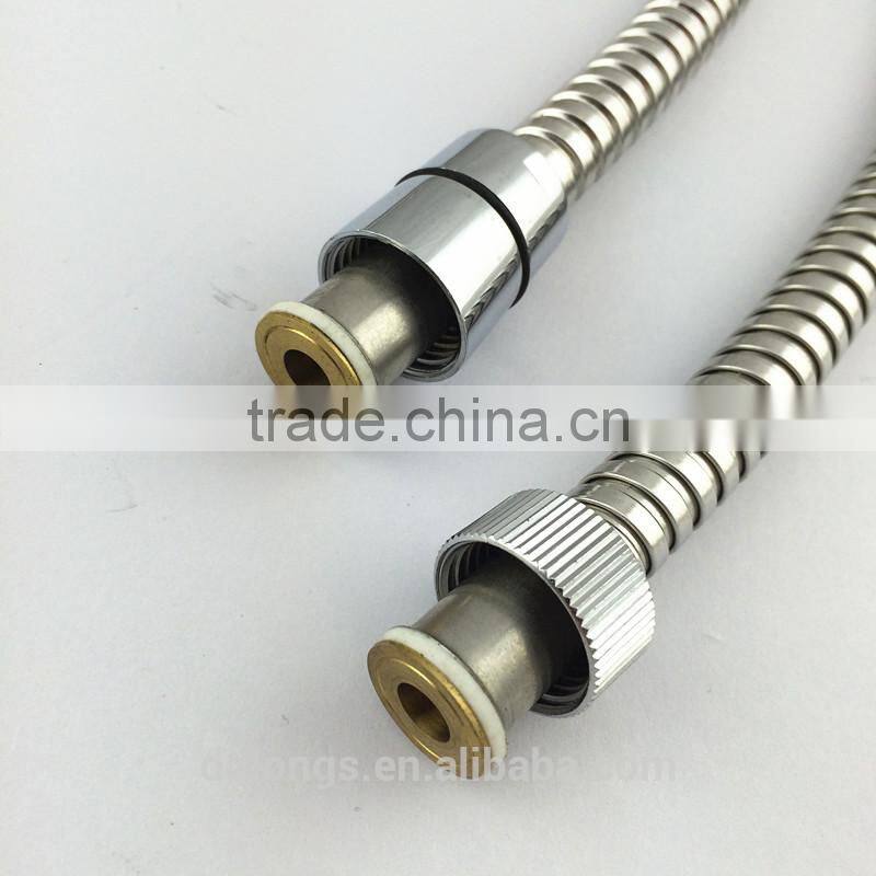 Doflex 2015 new design stainless steel flexible bath shower hose with brass fittings 59 inches