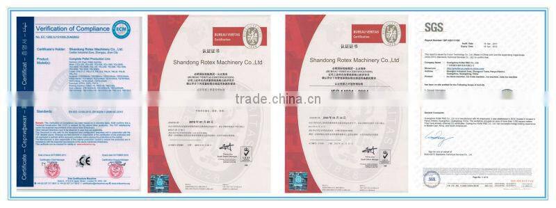 Heating System Application and Stick Shape Wood pellets machine equipment with CE