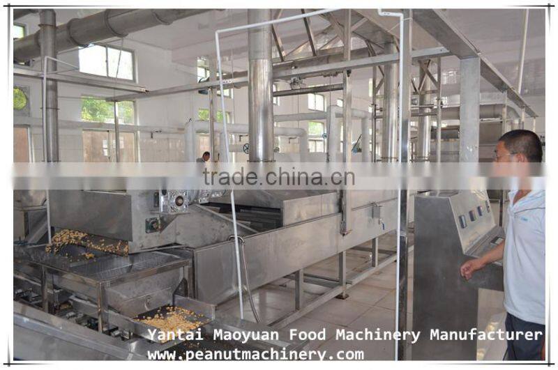 Continuous Frying Broad bean production line / Continuous Frying nut Machine