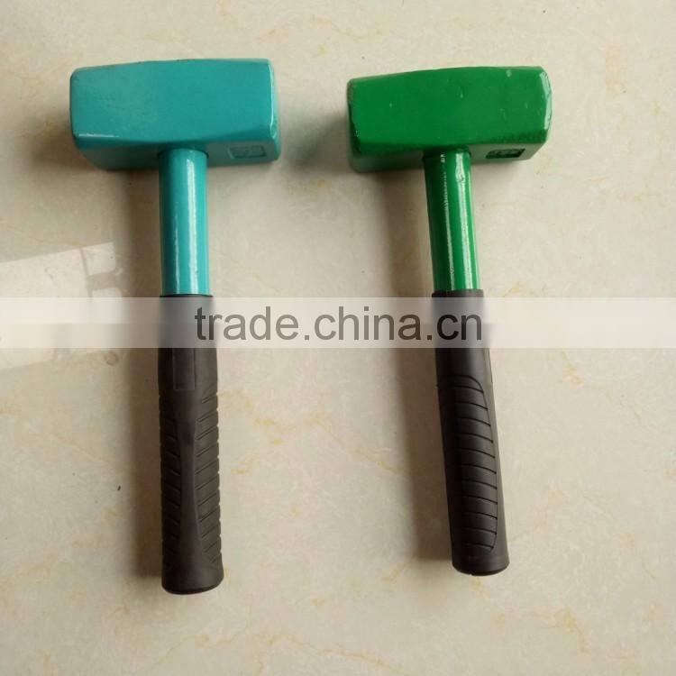 1.5kg cast iron cheap mason hammer with Fiberglass handle