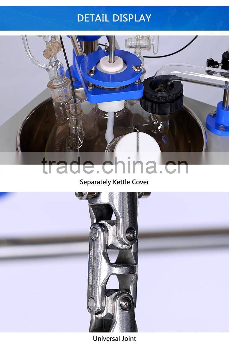 (KD)Laboratory Chemical Anti Acid Glass Reactor